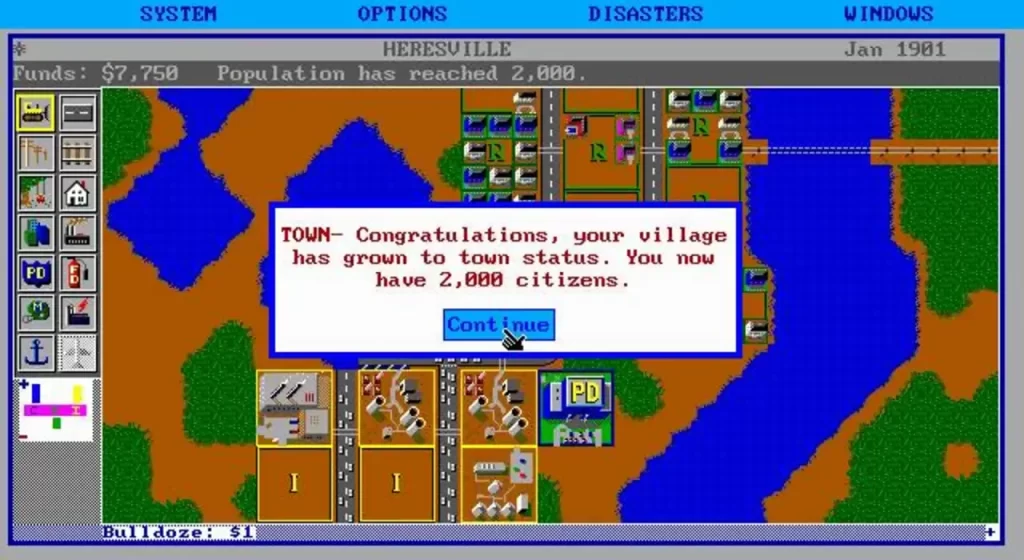 SimCity, 1989.